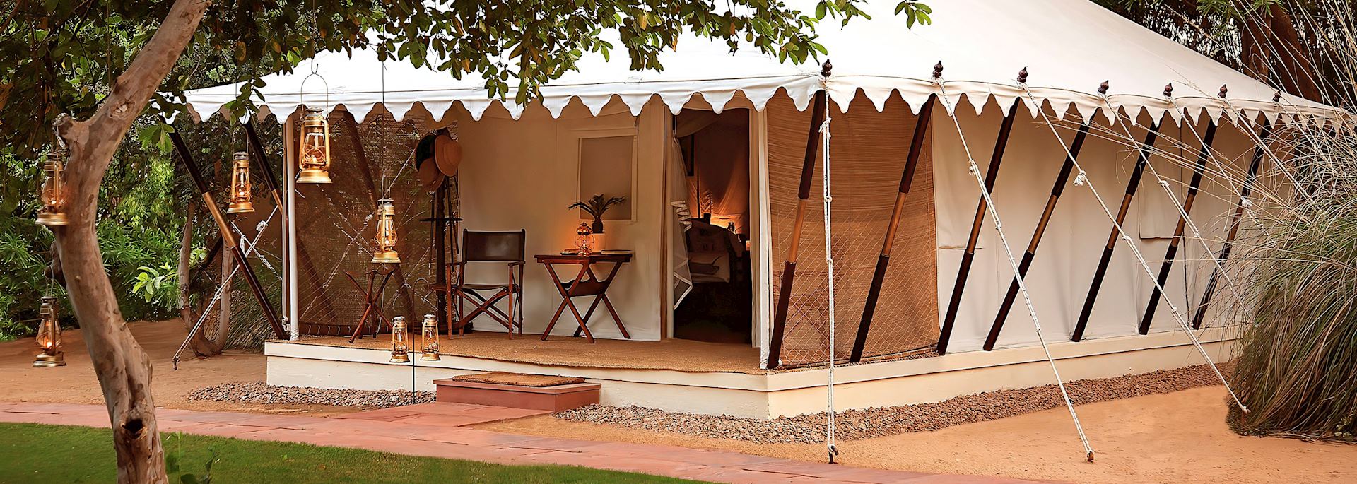Luxury tent at Sher Bagh
