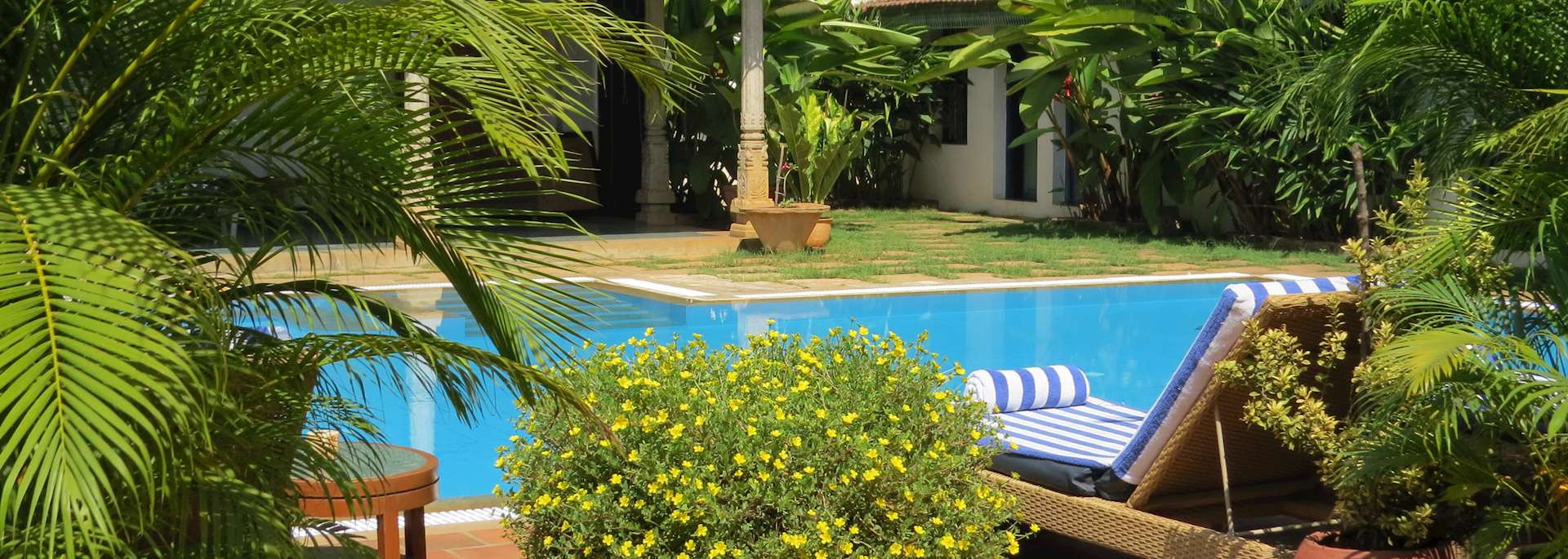 Swimming pool at The Bangala, Chettinad