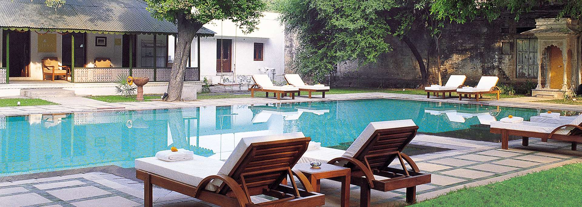 Swimming pool at Usha Kiran Palace