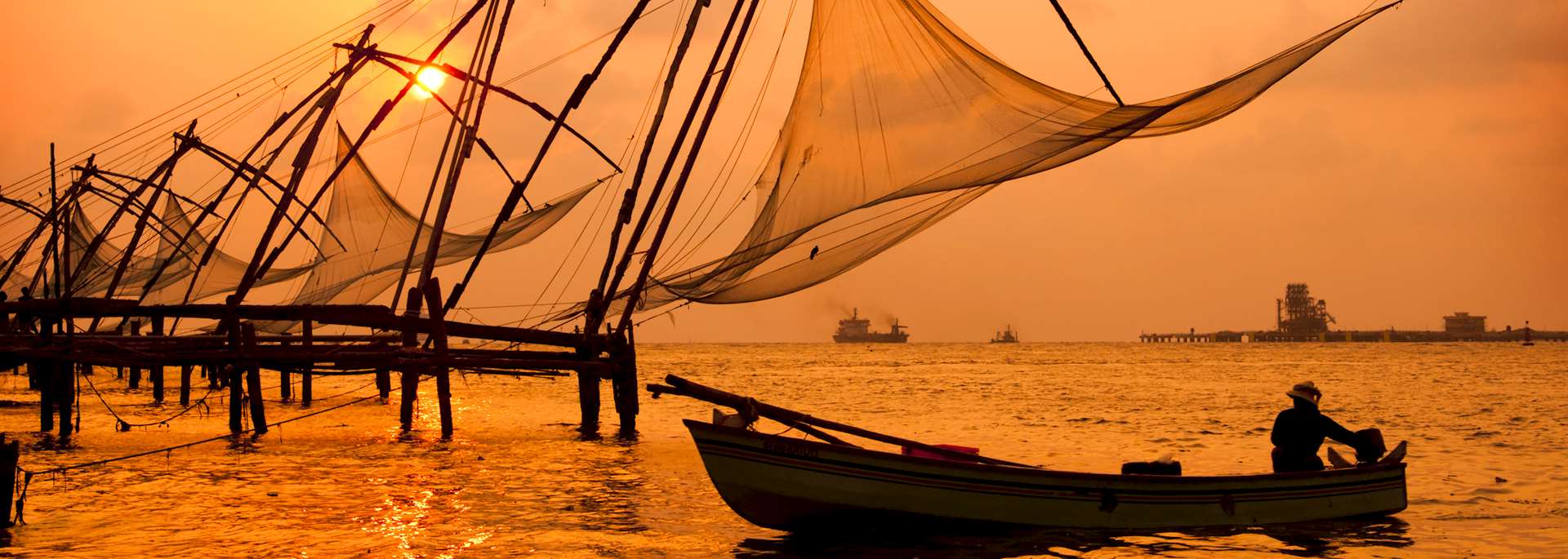 Fishing nets in Cochin