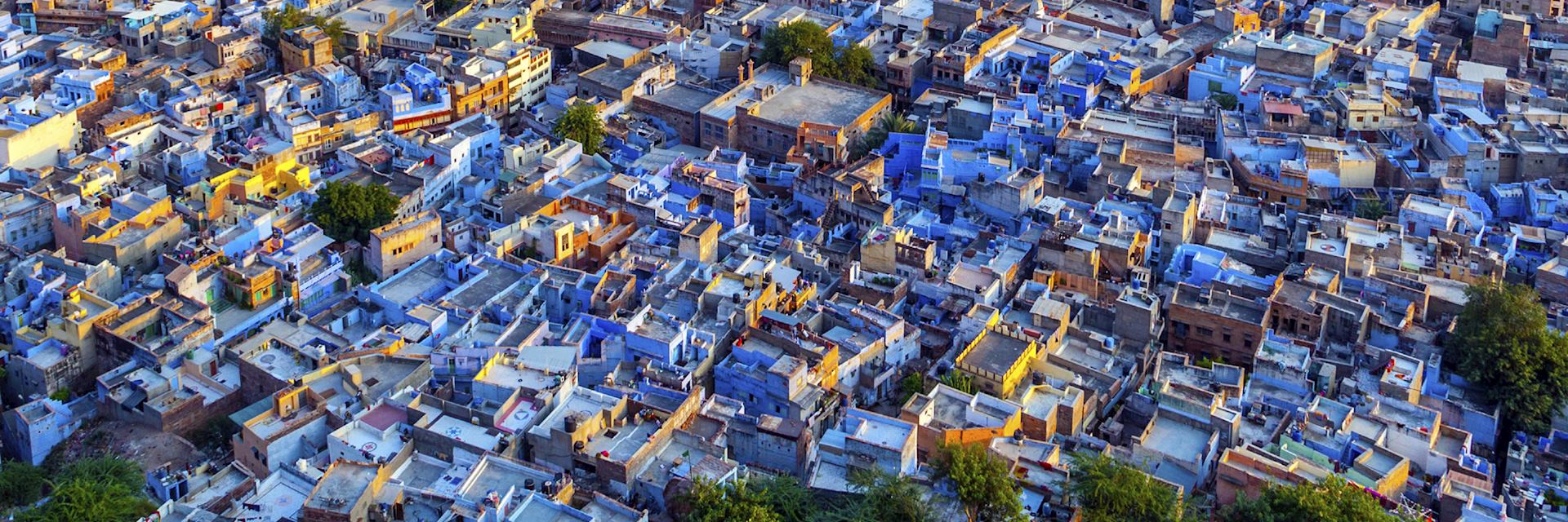 The blue city of Jodhpur, Rajasthan