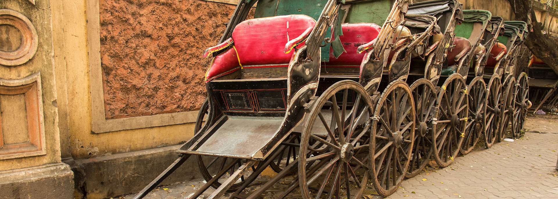 Rickshaws in Calcutta