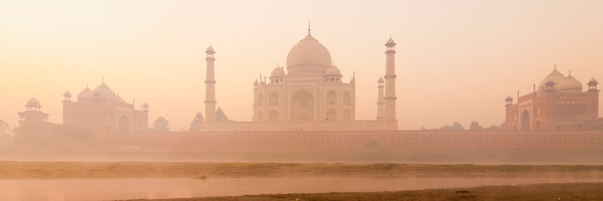 Taj Mahal at sunrise