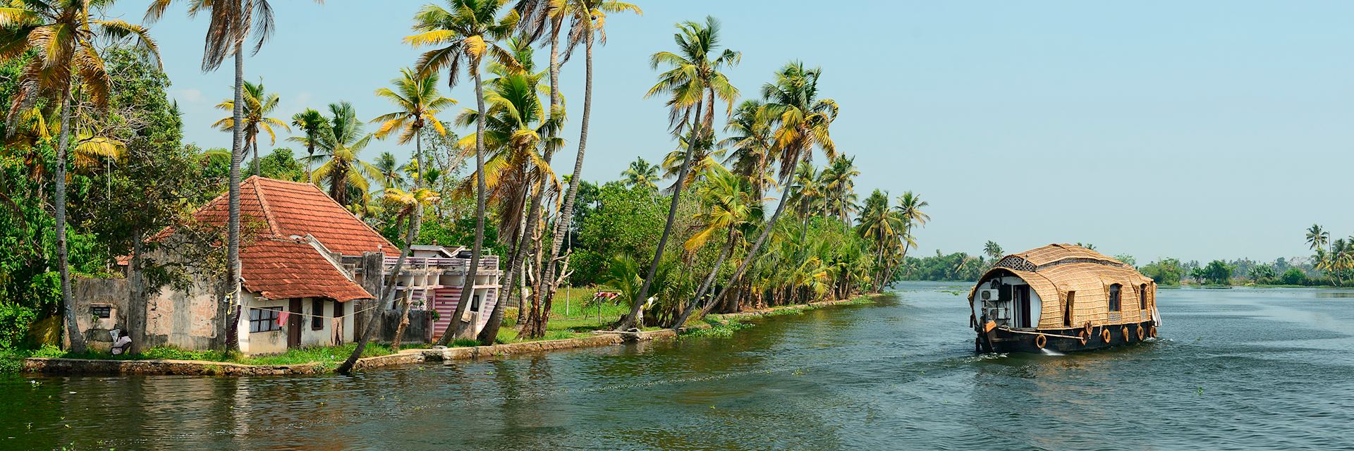 Houseboat on the Kerala backwaters