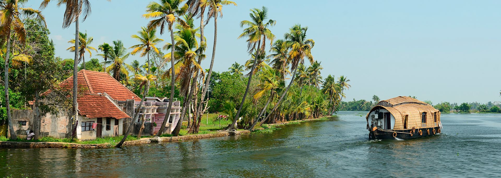 Houseboat on the Kerala backwaters