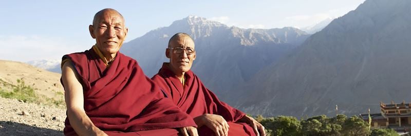 Buddhists monks, McLeodganj
