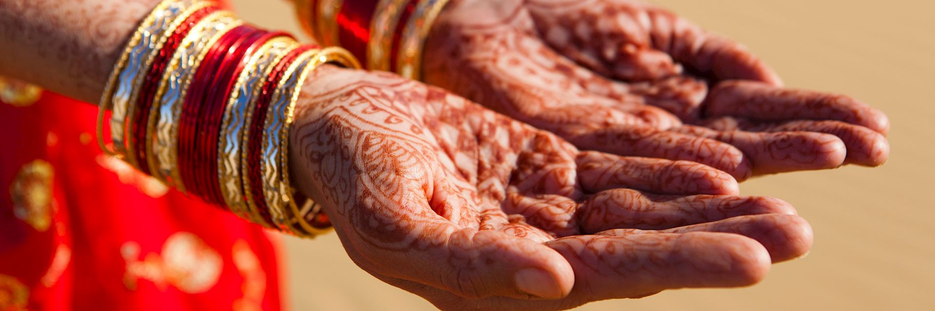 Traditional henna designs, India