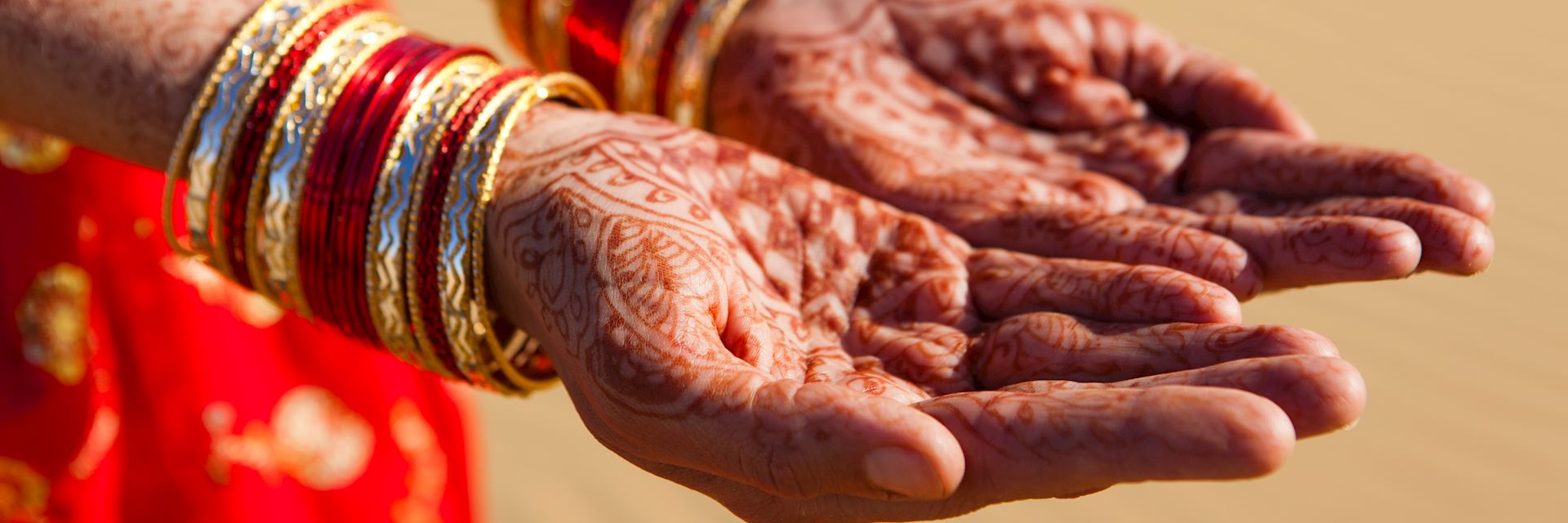 Traditional henna designs, India