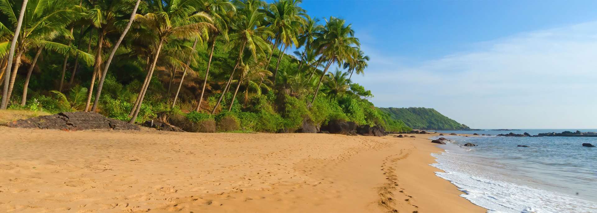 Beach in Goa, India