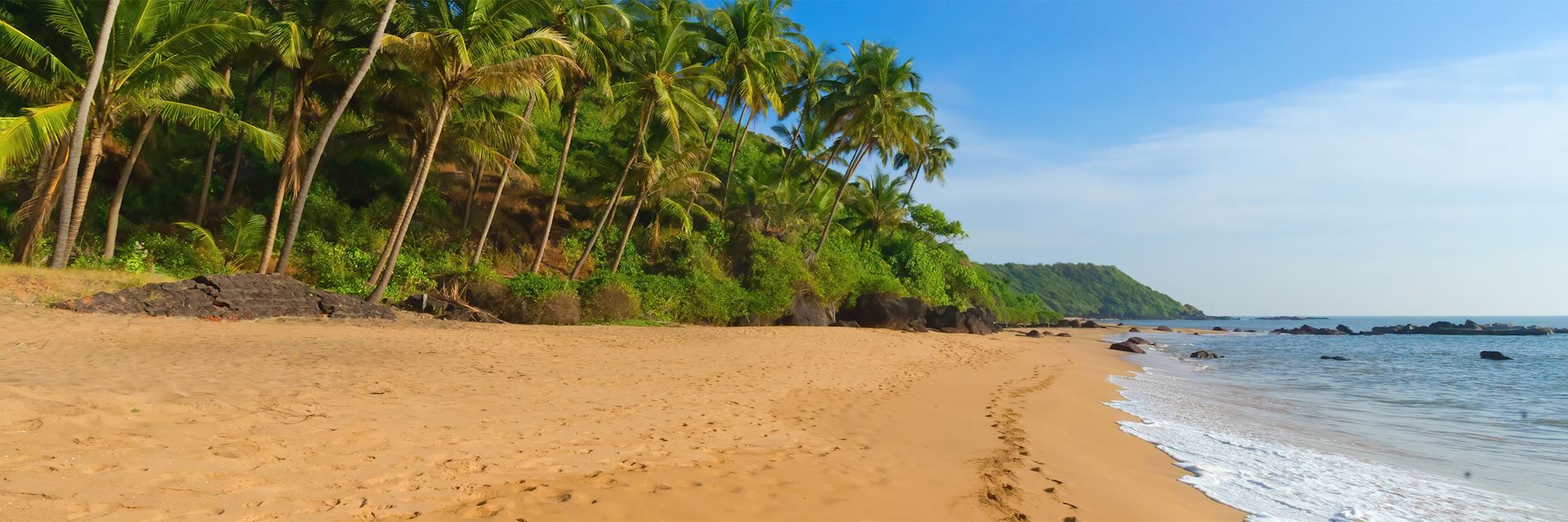 Beach in Goa, India