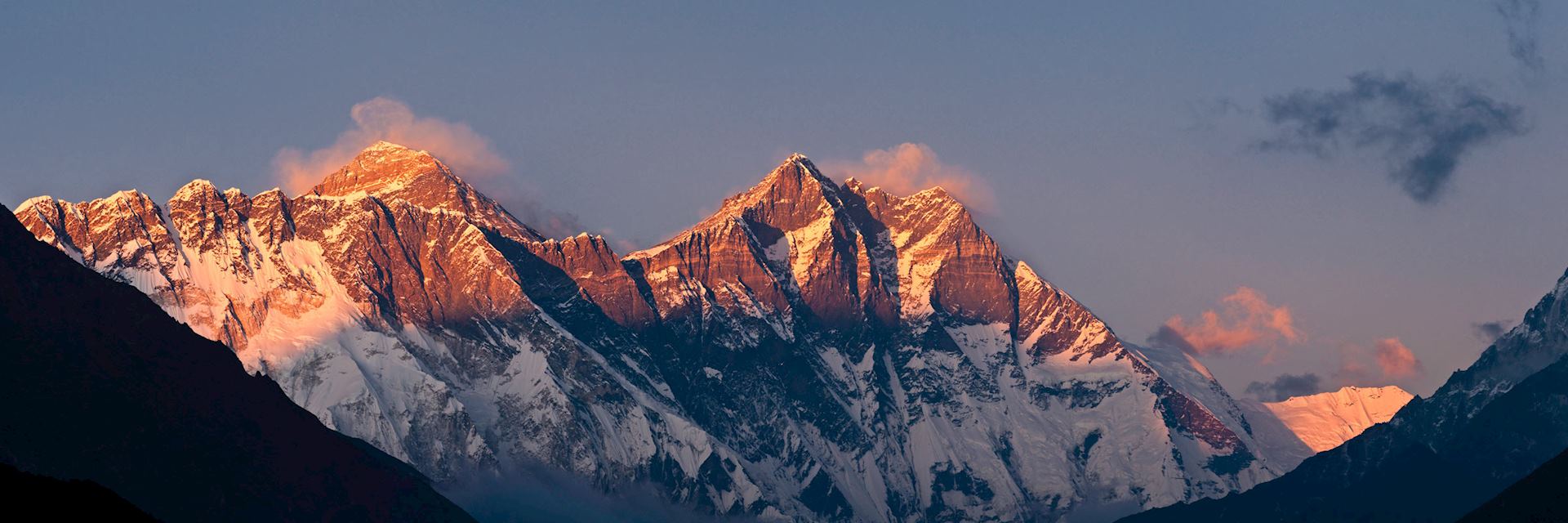 Nuptse Lhotse and the Himalaya