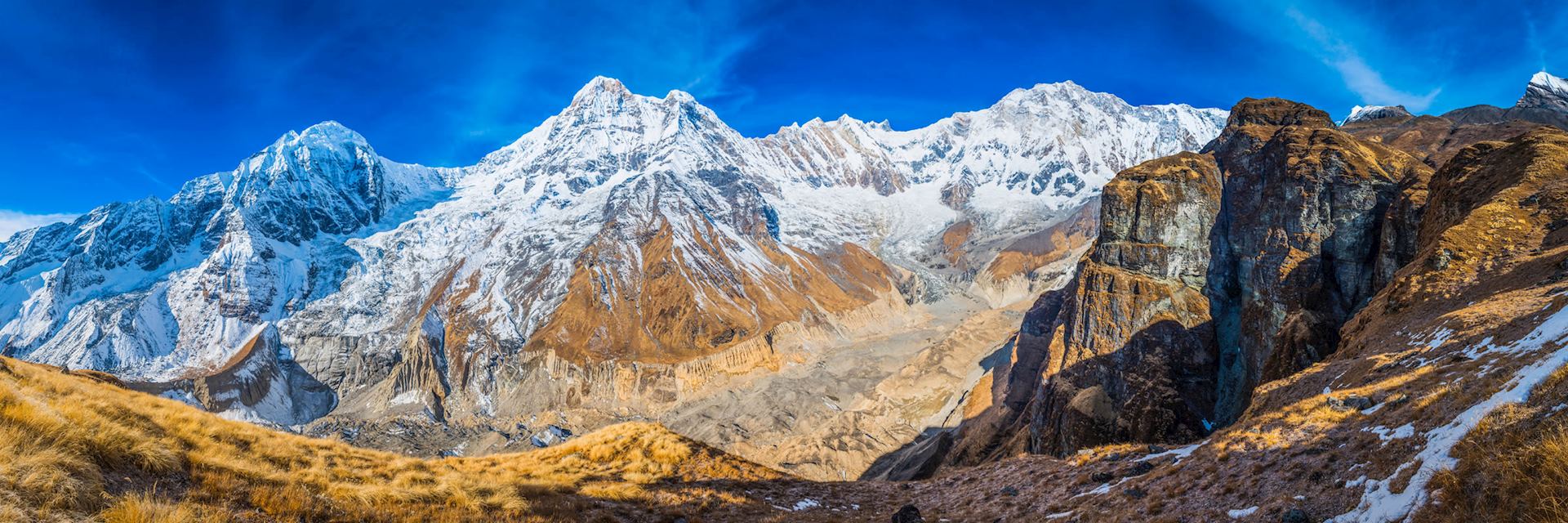 The Annapurna Range in Nepal