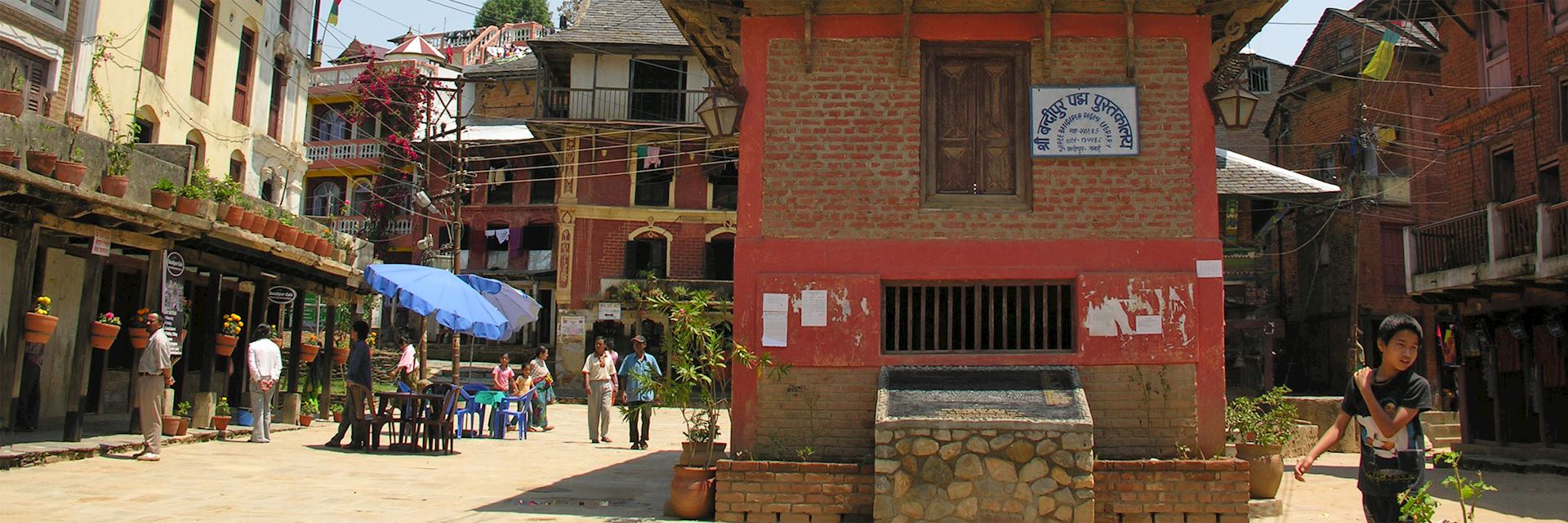 Main street in Bandipur, Nepal