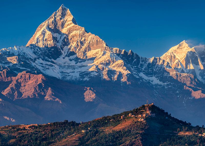 Machapuchare (nicknamed ‘Fishtail Mountain’), Pokhara