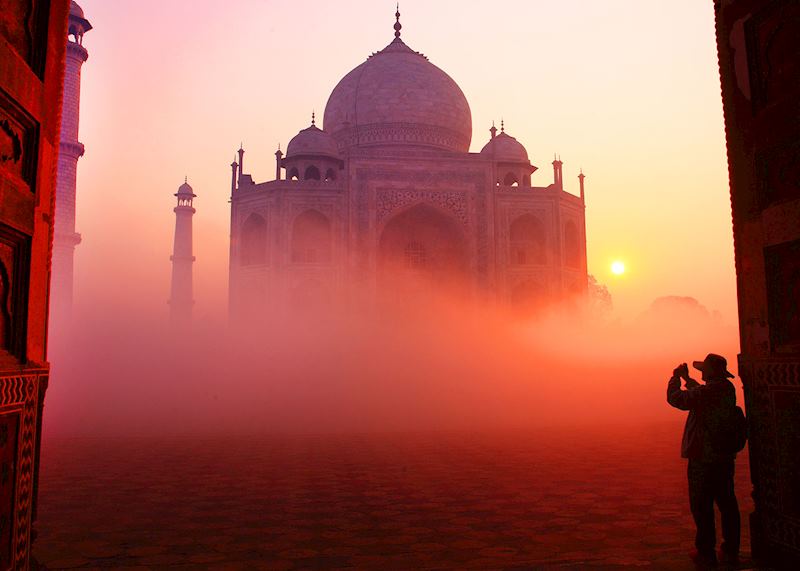 Taj Mahal at dawn, India