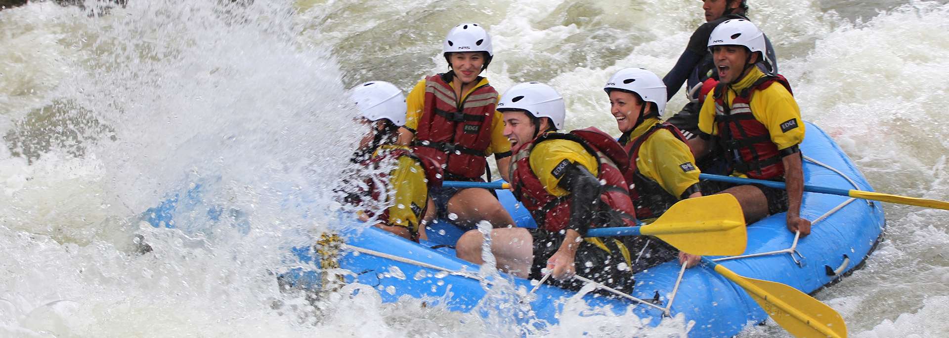White water rafting on the Kelaniya Ganga