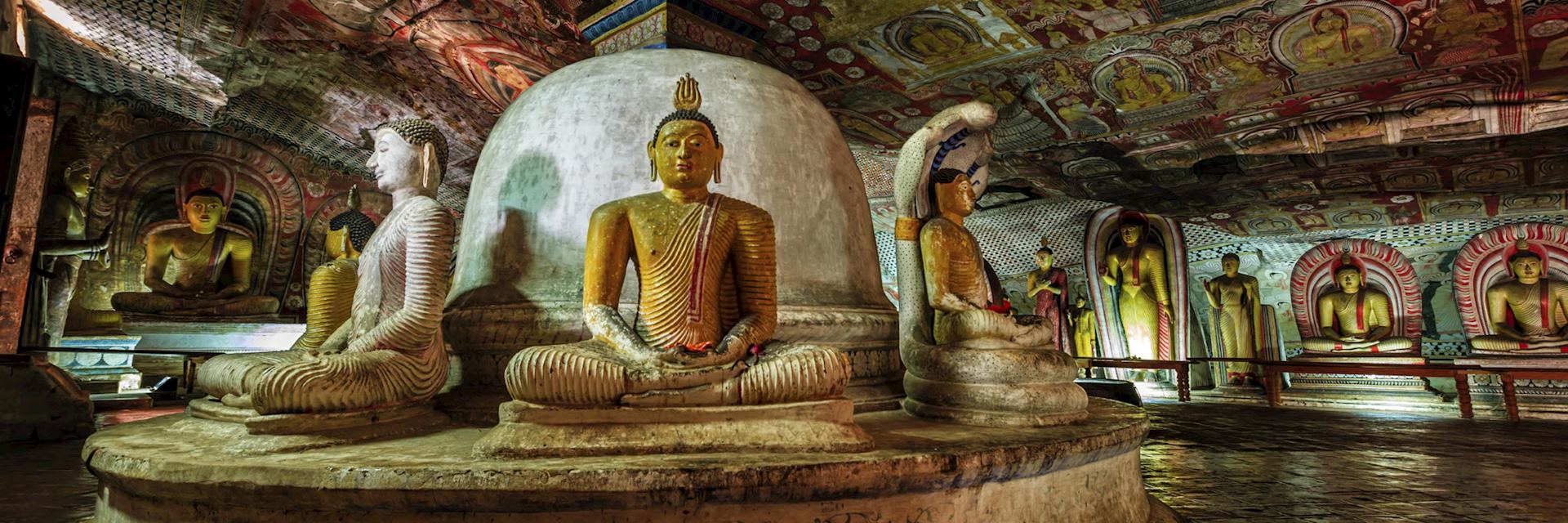 Dambulla Cave Temple in Sri Lanka's Cultural Triangle region