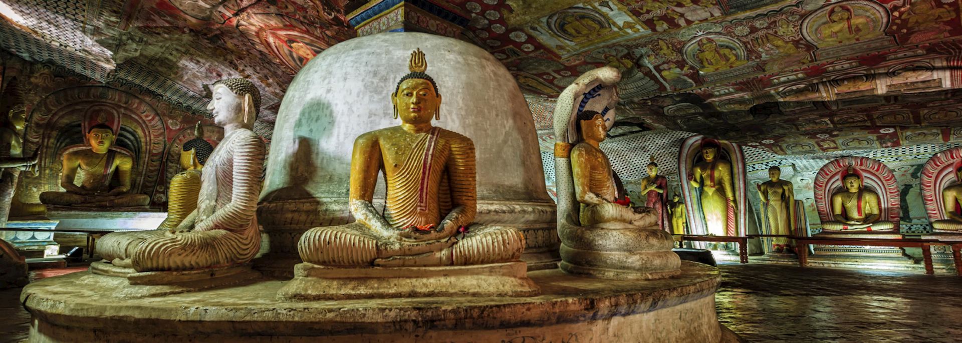 Dambulla Cave Temple in Sri Lanka's Cultural Triangle region