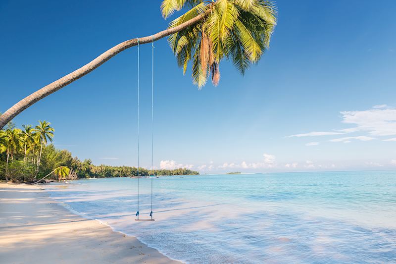 Golden sands of Khoa Lak beach