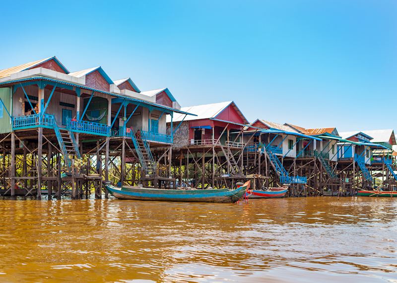 Stilt houses on Tonle Sap Lake