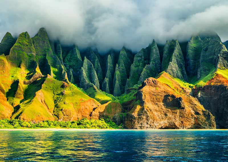 Hawaiian coastline