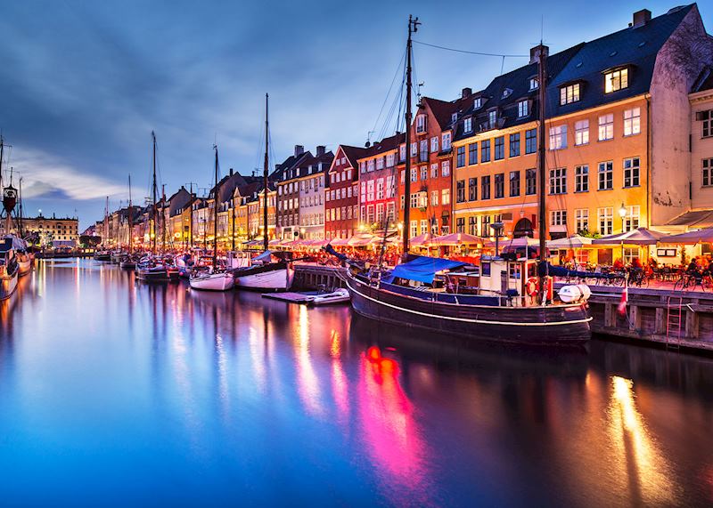 Nyhavn in Copenhagen, Denmark