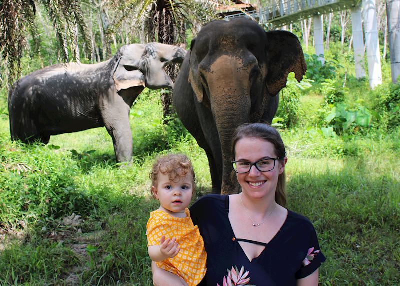 Lauren and her daughter, Thailand