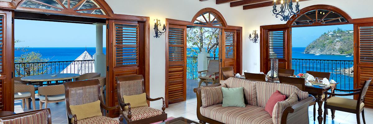 Living Room Suite at the Cap Maison, Saint Lucia