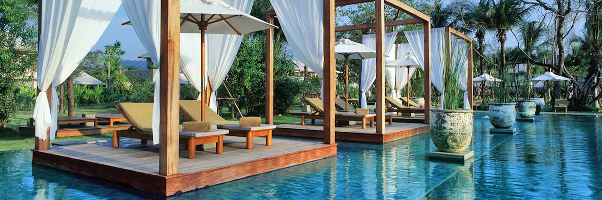 The pool at the Sarojin in Khao Lak, Thailand