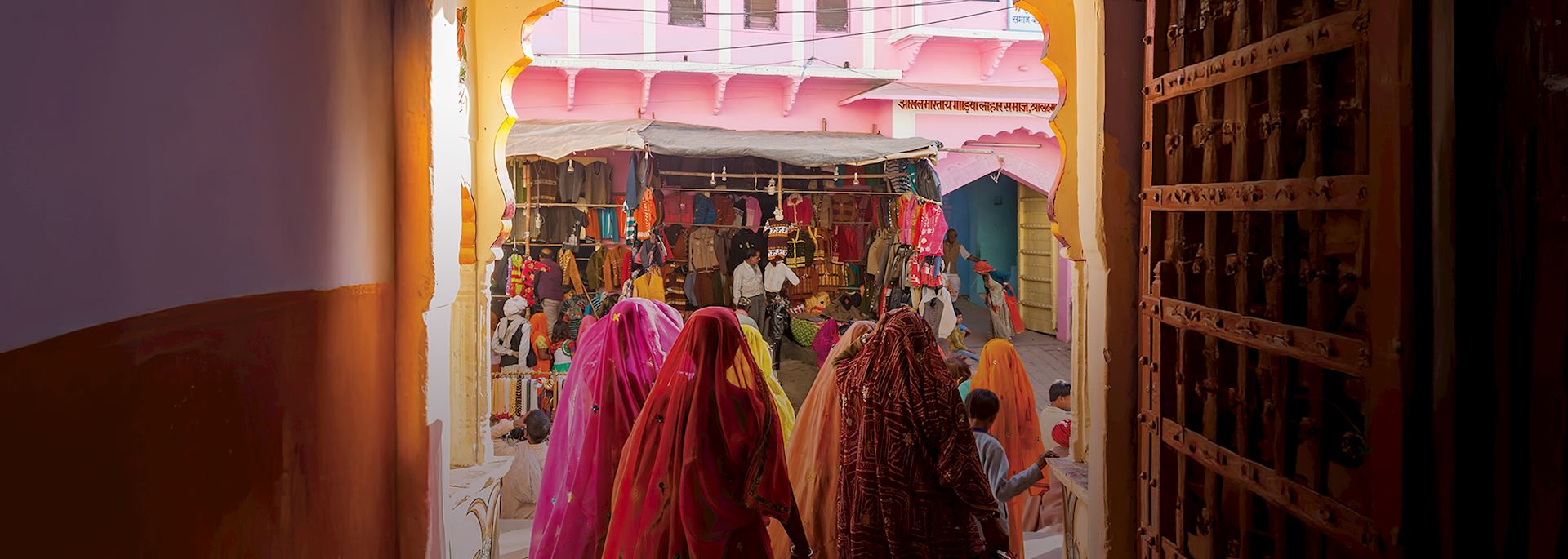 Delhi market, India