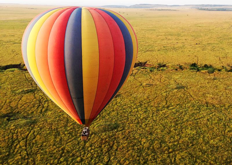 Hot air balloon safari, Masai Mara