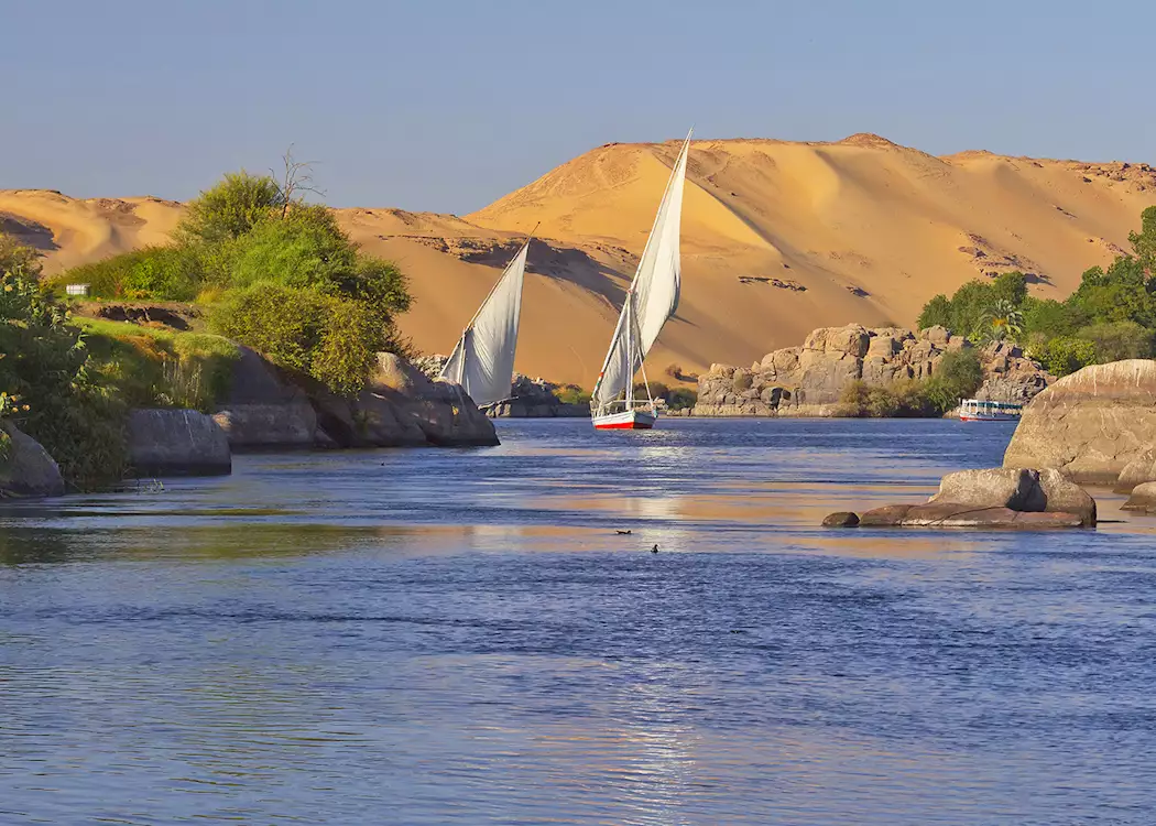 The Nile near Aswan, Egypt