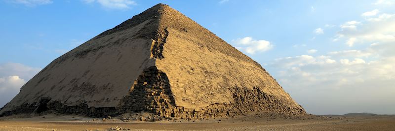 The famous Bent Pyramid at Dahshur