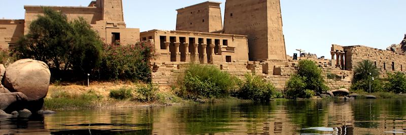 The Temple of Philae on the River Nile
