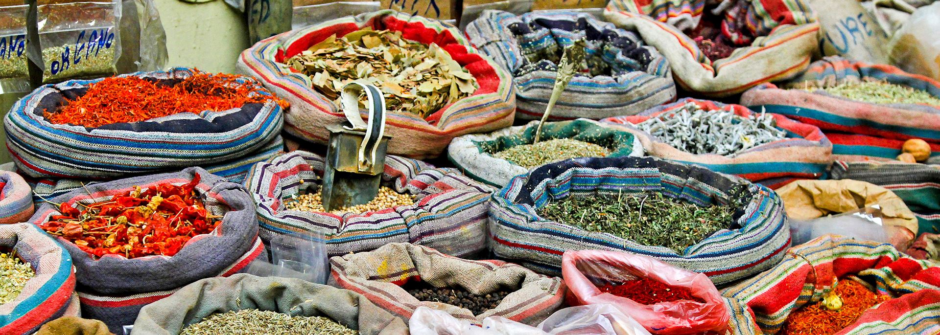 Cairo market selling spices