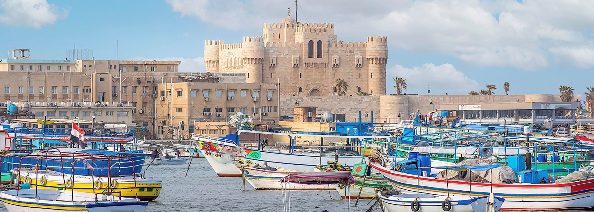 Boats in Alexandria Harbour