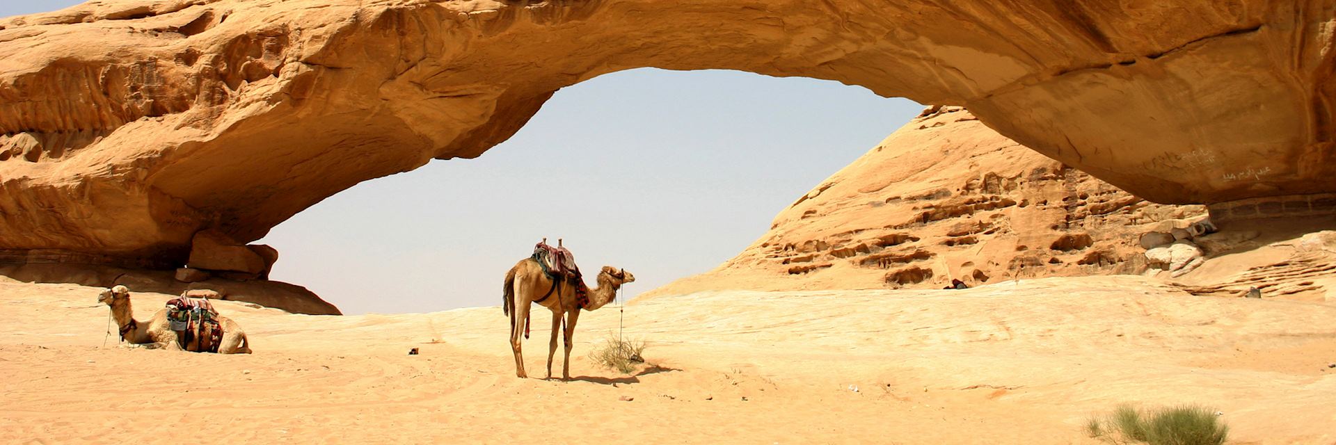 The landscape at Wadi Rum