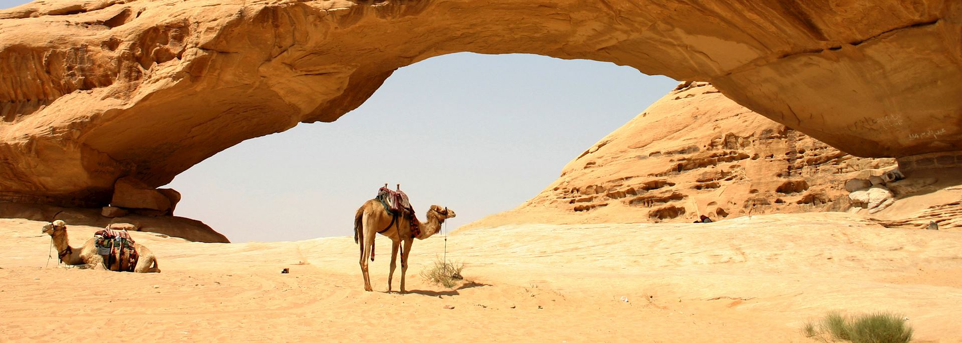 The landscape at Wadi Rum