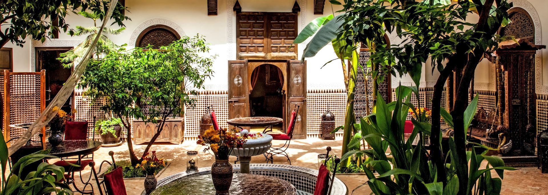 Courtyard at Riad Ilyaka, Marrakesh
