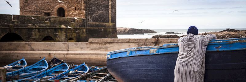 The photogenic port town of Essaouira