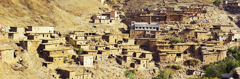 An Amazigh village in the High Atlas Mountains
