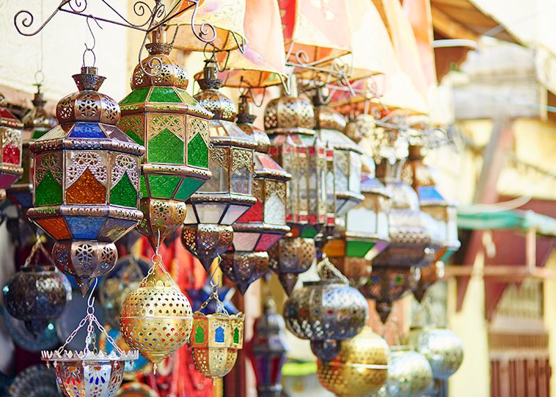 Traditional Moroccan lanterns