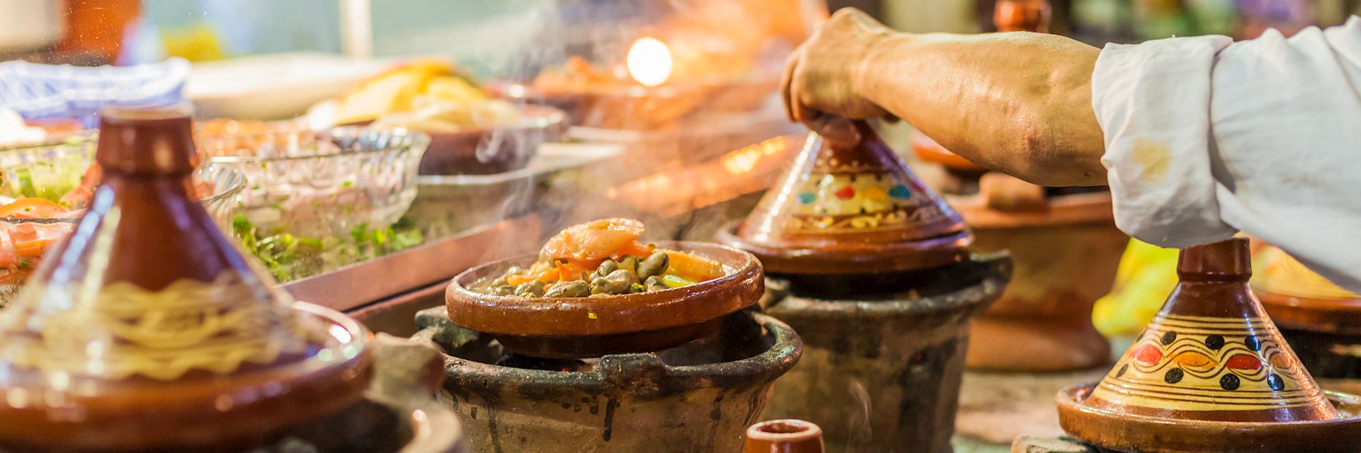 Traditional casserole dishes from Morocco
