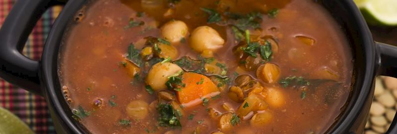 Harira is a soup often served as part of the festivities of Ramadan