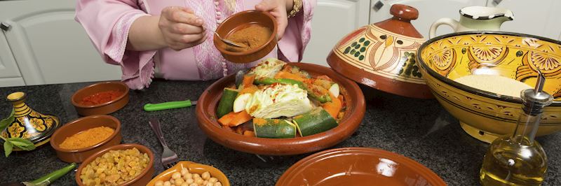 Traditional Moroccan cooking