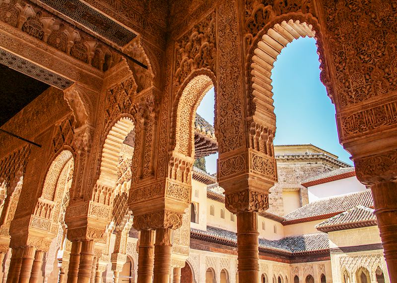 Alhambra Palace in Granada, Spain