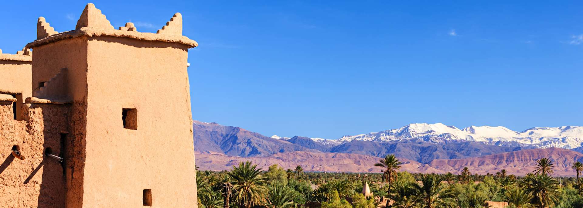 Kasbah near the High Atlas Mountains