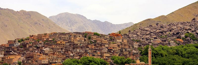 The hillside town of Imlil