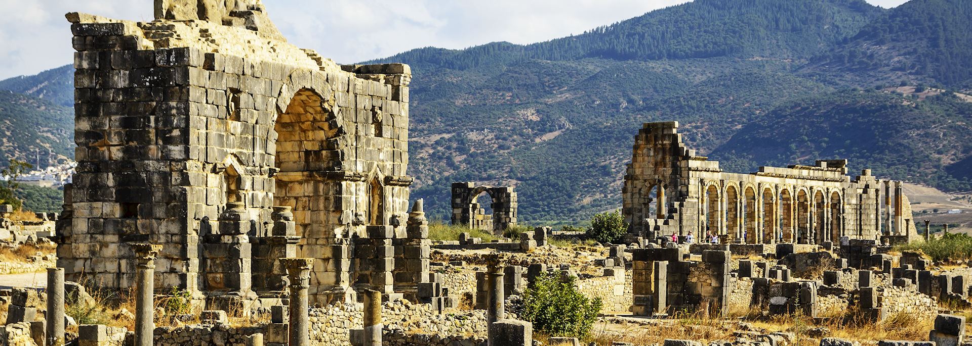 Roman ruins at Volubilis