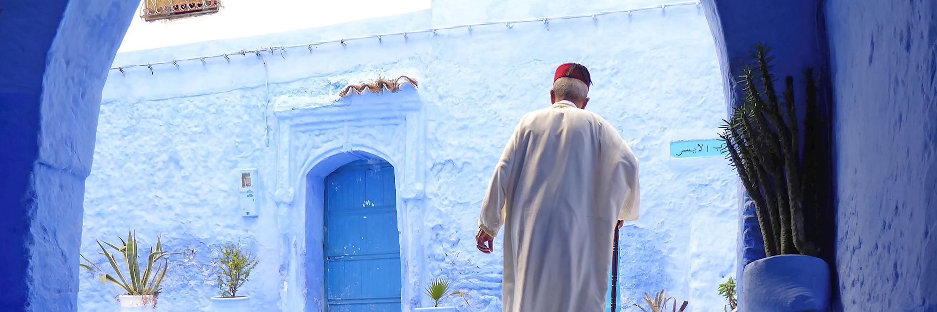 Old man in Chefchaouen